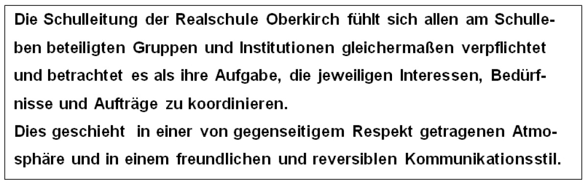 Leitbild schulleitung